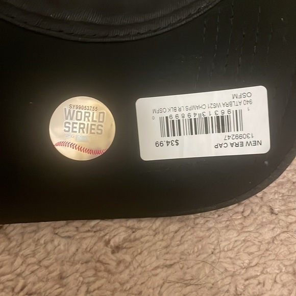 Black Atlanta Braves World Series 2021 Hat - Picture 5 of 5